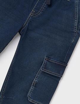 Pantalón Soft Denim Oscuro Jogger De Niño Mayoral