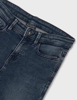 Pantalón Soft Demin Blue Black De Niño De Mayoral
