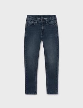 Pantalón Soft Demin Blue Black De Niño De Mayoral