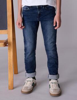Pantalón Soft Demin Blue Black De Niño De Mayoral