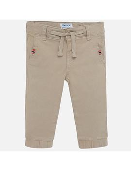 Pantalon Mayoral Jogger Beigue Para Bebe Niño