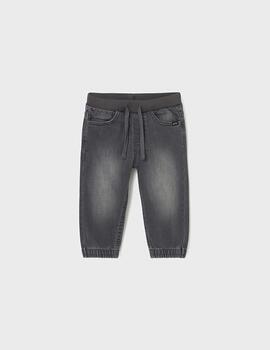 Pantalón De Puño De Niño Gris Oscuro De Mayoral