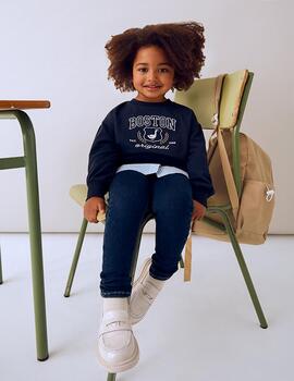 Pantalón Skinny De Niña Superoscuro De Mayoral