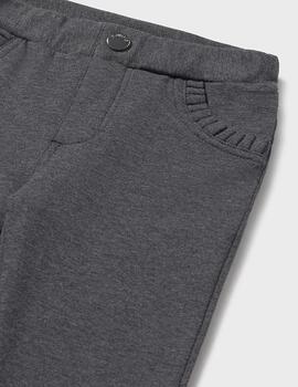 Pantalón Mayoral Felpa Plomo Para Niña