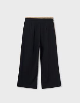 Pantalon Mayoral Negro Doble Cintura Para Niña
