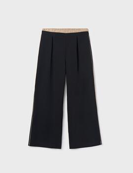 Pantalon Mayoral Negro Doble Cintura Para Niña