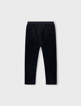 Leginggs Mayoral Terciopelo Negro Para Niño