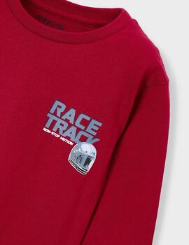 Camiseta Mayoral Casco Rojo Para Niño
