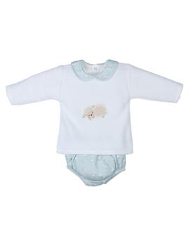 Conj.Popys Blanco Para Bebé