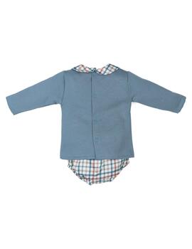 Conj. Popys Azul Para Bebé