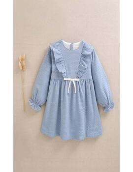 Vestido Dadati Azul Para Niña