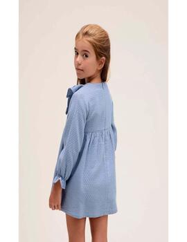 Vestido Dadati Azul Para Niña