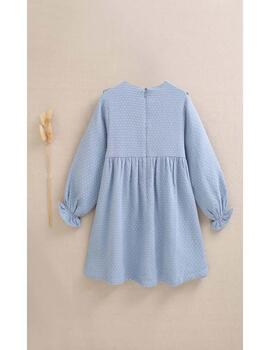 Vestido Dadati Azul Para Niña