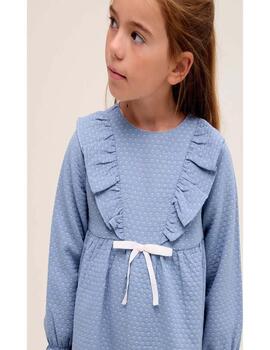 Vestido Dadati Azul Para Niña