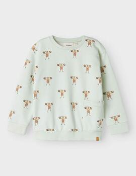 Sudadera Li´Atelier Jobo Verde Para Niño