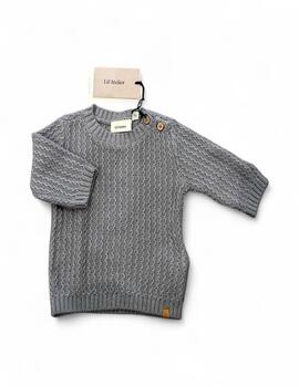 Jersey Li´Atelier Gris Punto Para Bebé