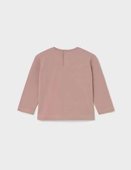 Camiseta Mayoral Básica Rosa Para Niña