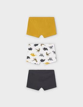Set 3 Boxer Mostaza De Niño de Mayoral