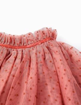 Falda Zippy Tul Rosa Para Niña