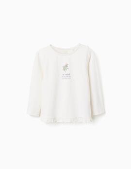 Camiseta Zippy Cruda Para Niña.