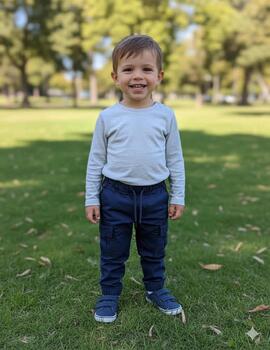 Pantalon Name It Cargo Marino Para Niño