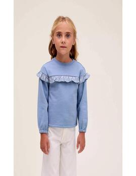 Sudadera Dadati Azul Para Niña