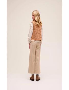 Chaleco dadati Marron Para Niña