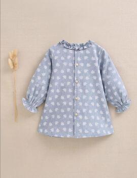 Vestido Dadati Azul Para Bebé