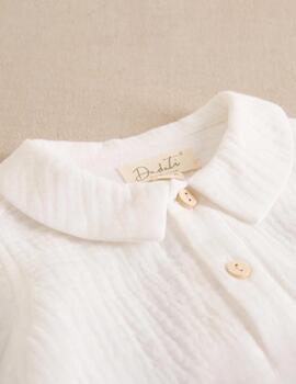 Camisa Dadati Blanca Para Niño