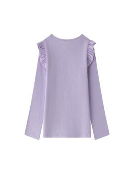 Camiseta Newness Hada Lila Para Niña