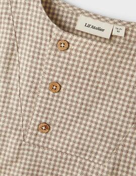 Camisa Atelier Camel Para Niño