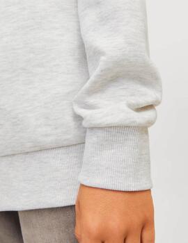 Sudadera Jack GRis Básica Para Niño