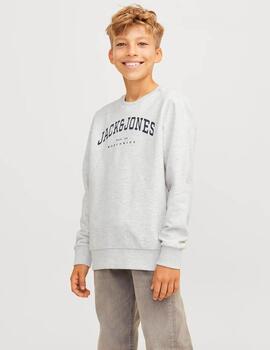 Sudadera Jack GRis Básica Para Niño