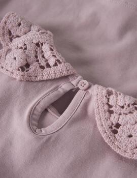 Camiseta Name It Tuaja Rosa Para Niña