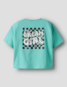 Camiseta Name it Tara Tiurquesa Para Niña