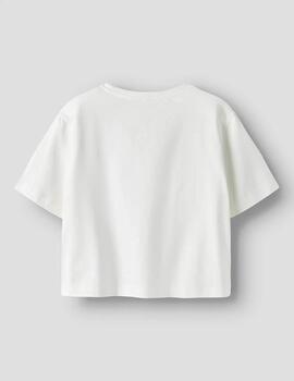 Camiseta Name it Trula Blanco Para Niño