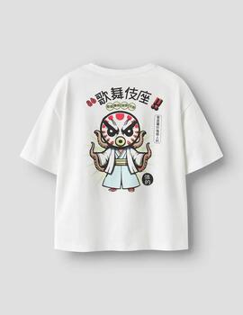 Camiseta Name it Theo Crudo Para NIño