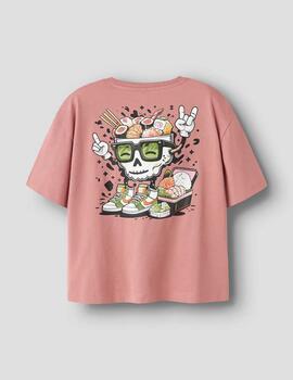 Camiseta Name it Thad Rosa Para Niño