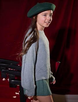 Jersey Mayoral Lurex Jade Para Niña