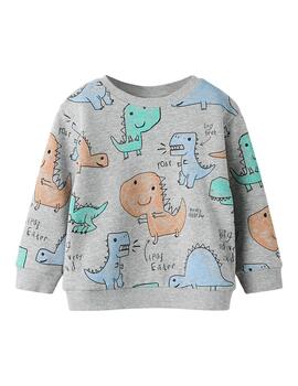 Sudadera Name it Dinos Estampada Unisex