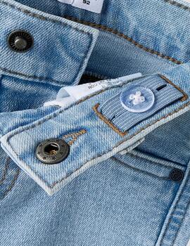 Pantalón Name it Campana Azul Claro Para Niña