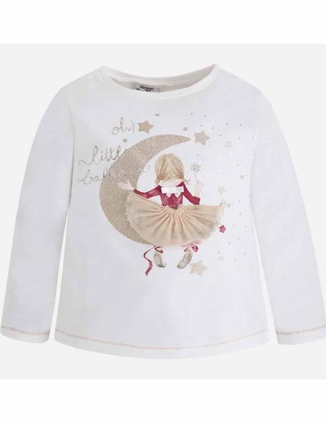 Camiseta m l Luna Granate Ni a Mayoral