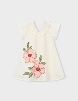 Vestido Mayoral 3931 Garbanzo Para Niña