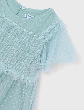 Vestido Mayoral 3917 Lago Para Niña