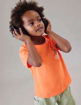 Camiseta m/c mix and match Naranja 3078 Mayoral Ni