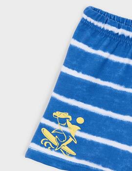 Bermuda Raya Estampada Azul 3213 Mayoral Niños