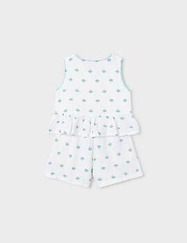 Conj. Pantalón Corto Estampado Crudo 3229 Mayoral