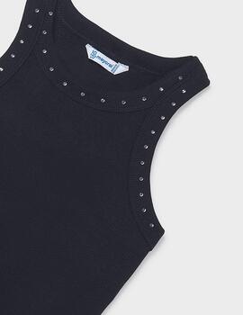 Camiseta Mayoral 6013 Negro Para Niña