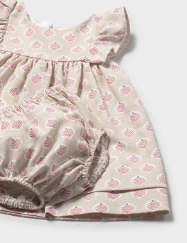 Vestido Terracota 1803 de Mayoral para Niña