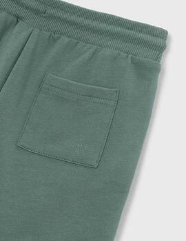 Bermuda Felpa Básica Verde 611 Mayoral Niño